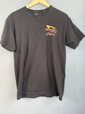 In N Out Burger California T-Shirt Mens MEDIUM Black Mike Rider Hot Rod Classic