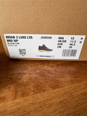 Merril Moab 3 Luxe Ltr Mid WP USA12