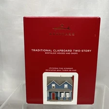 HALLMARK 2020 NOSTALGIC HOUSES AND SHOPS TRADITIONAL CLAPBOARD TWO STORY