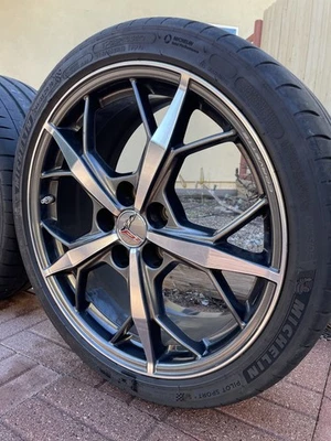 C8 Corvette Trident Wheels and Tires CLEAN - OEM -  Stingray 2020-2026 Corvette - Picture 20 of 23