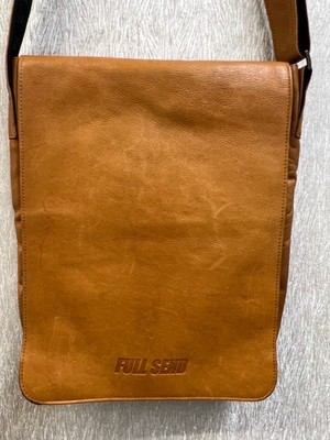 Full Send Messenger Bag Satchel Cross Body Leather  (B)