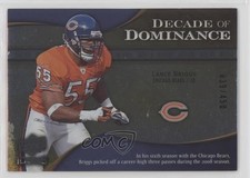 2009 Upper Deck Icons Decade of Dominance 39/450 Lance Briggs #DD-LB 0m9o