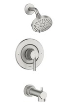 New Moen 82770 Arlys Spot Resist Chrome Posi-Temp Tub/Shower With Valve