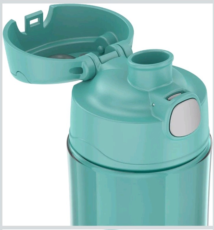 Thermos Funtainer Kids Bottle 470ml - Aqua Blue GP4040AQ, Leakproof Lid image 3