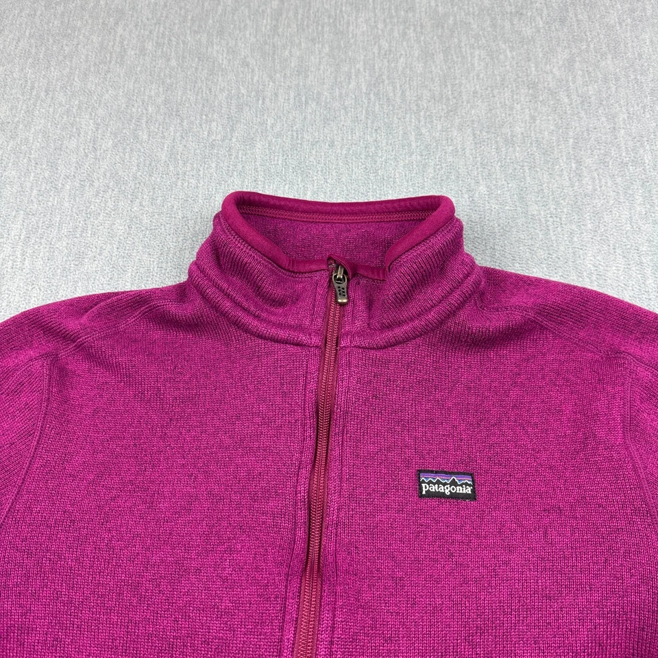 Patagonia Better Suéter Chaqueta Mujer Grande Rosa Cremallera Completa Vellón Logo 25541 Foto 2 de 4