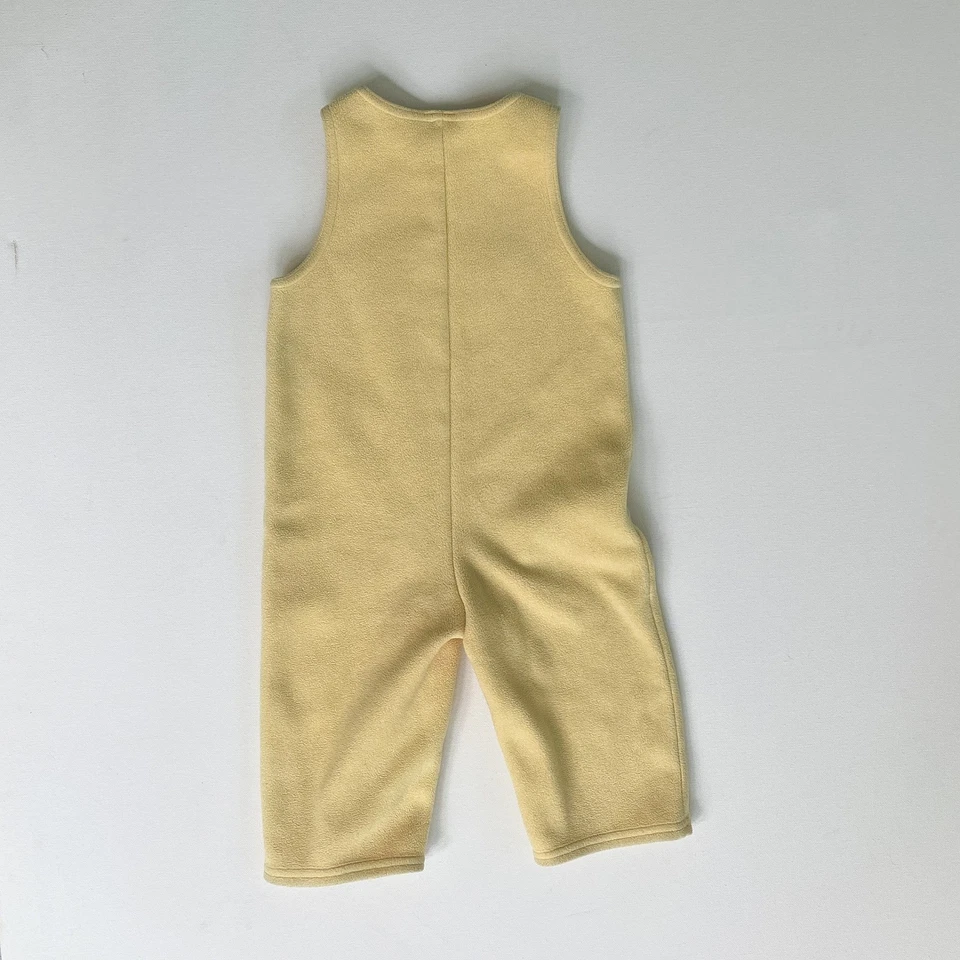 Mameluco para bebé Gymboree 9-12 meses amarillo polar calcetín aplique de mono Foto 4 de 4