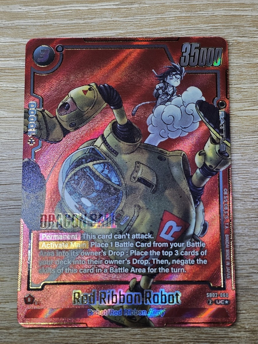 Red Ribbon Robot SB02-060 Alternate Art Manga Booster Dragon Ball