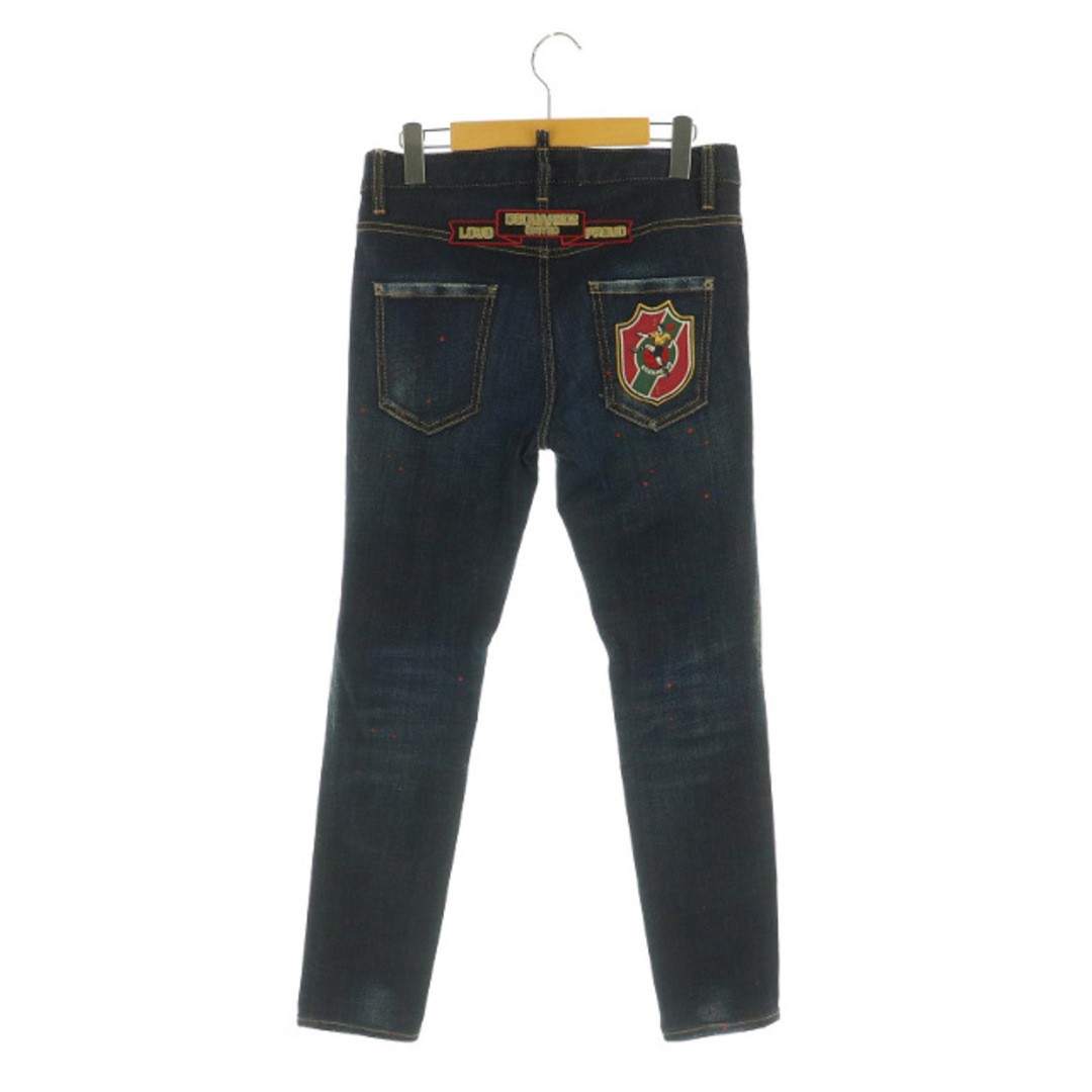 【関税&送料込】Dsquared Pants With Embroidery Dsquared DSQUARED2 Denim Jeans Pants Patch Image Processing
