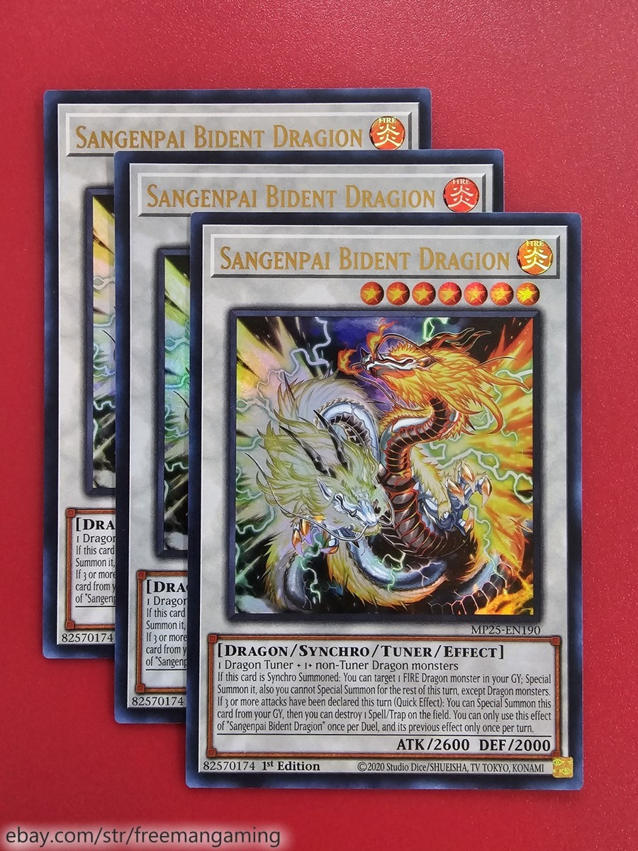Yugioh Tenpai Dragon Deck Core Set 18 card Fadra Chundra Sangen