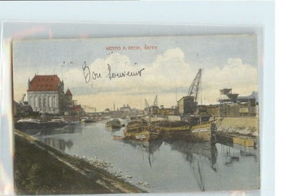Worms Hafen Feldpost x 1919
