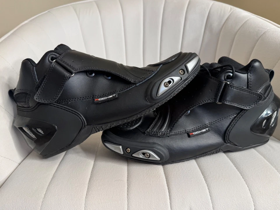 Zapatos de montar Joe Rocket Velocity V2X Color: Negro / Talla: 10 Foto 3 de 4