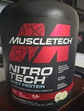 Muscletech Nitro-Tech Whey Protein Vanilla Cream 4 Lbs
