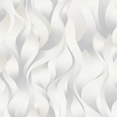 Erismann Tapete Vlies Elle 10204-14 Grau Glitzer Beige Creme stylisch Wellen