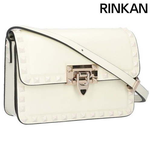 Valentino Garavani Rock Studded 23 Small Embellished Shoulder Bag Ladies' Used c