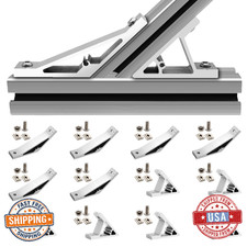 Seekliny 12pcs 3030 45/135 Degree Corner Bracket T-Slot V-Slot Hardware