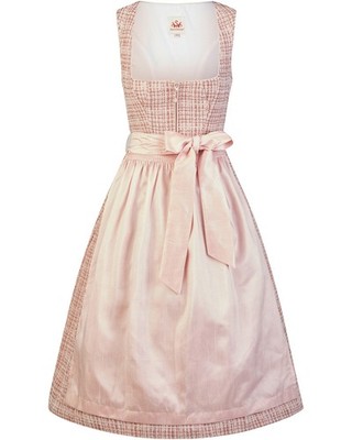 Spieth & Wensky Dirndl Harvey midi Dirndl Balkonett-Ausschnitt kariert NEU