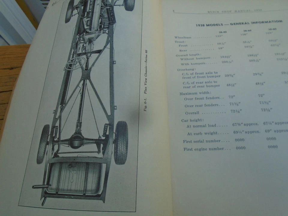 1938 Buick Shop Manual Special Century Roadmaster Limited 40 60 80 90 - Изображение 3 из 4