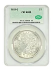 1921-D Morgan Silver Dollar CAC AU58 🔥Denver Mint Final Year Collector Coin USA