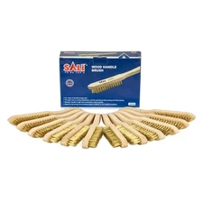 Wire Brushes for Cleaning Rust Removal Plated Copper Bristles Tool for Automo...