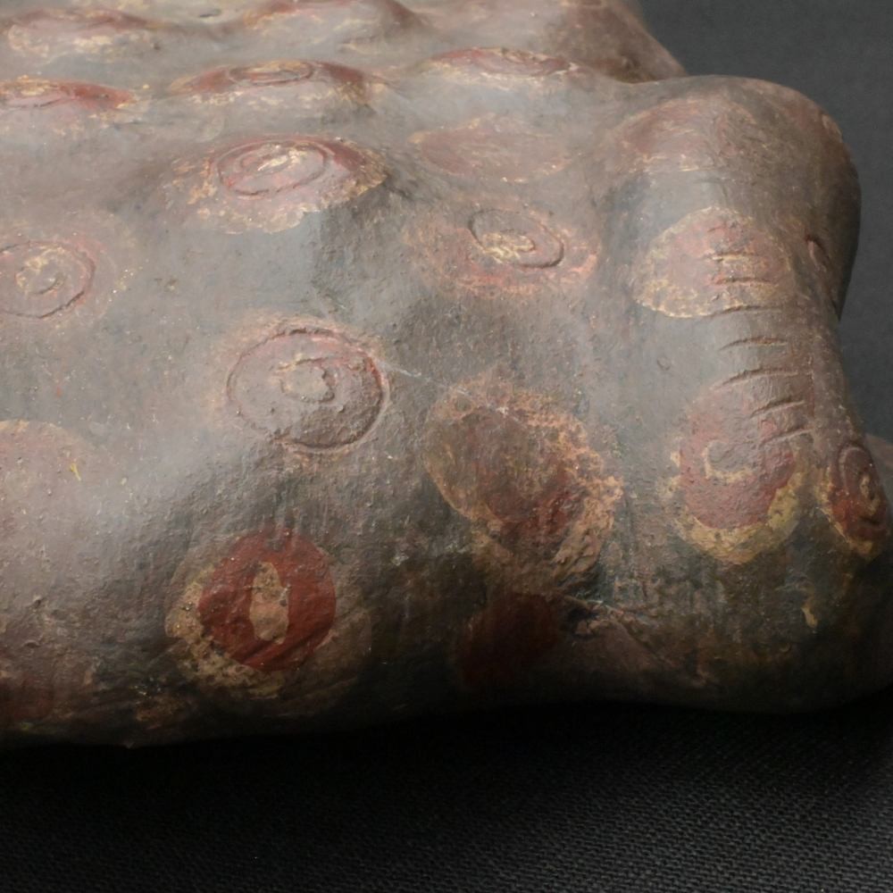 Pre-Columbian Tiahuanaco Frog Ceramic Figurine