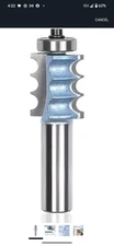 KEENTECH Carbide Tipped Triple Beading Router Bit for Edge Forming, 1/2 Inch  x