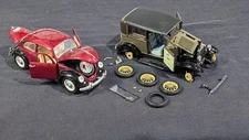 1:18th Scale Diecast & Plastic Cars: 1931 Ford Model A & 1967 Volkswagon Beetle