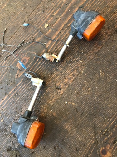honda xr75 xr80 s 1981 XL 80 oem original rear turn signals w mounts