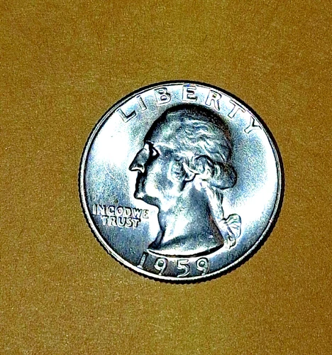 🔥90% SILVER Philadelphia mint Washington Quarter perfect AU condition