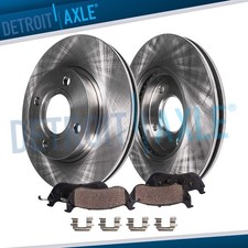 256mm Front Disc Brake Rotors Ceramic Brake Pads for 2016-2021 Chevrolet Spark