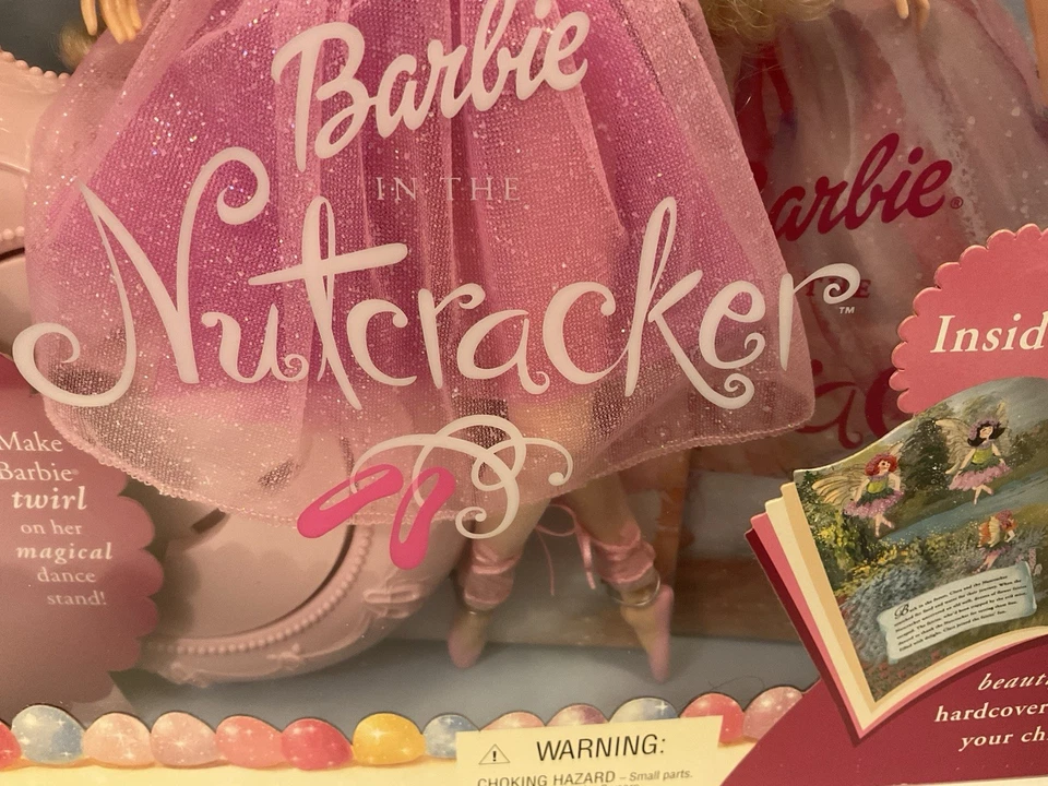 BARBIE IN THE NUTCRACKER THE SUGARPLUM PRINCESS DOLL W/ HARDCOVER BOOK NEW RARE - Image 4 of 4