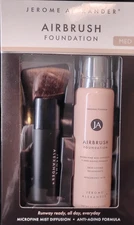 Jerome Alexander MagicMinerals AirBrush Foundation Kit - Medium 2 Piece Set NEW