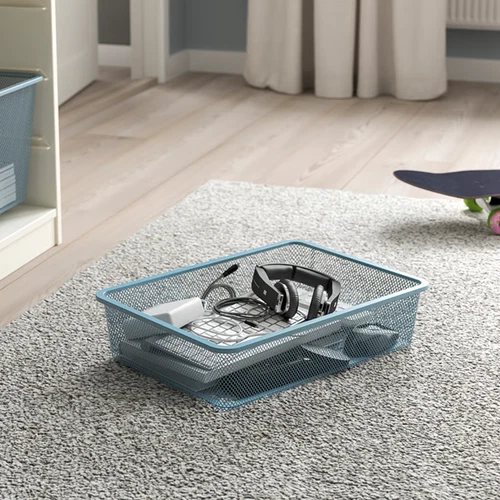 TROFAST Mesh Storage Box 42x30x10 cm IKEA Frame Organizer Multiple Colors - Picture 6 of 13