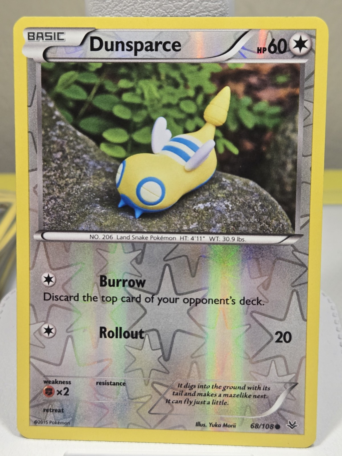 Dunsparce 68/108 Roaring Skies Reverse Holo