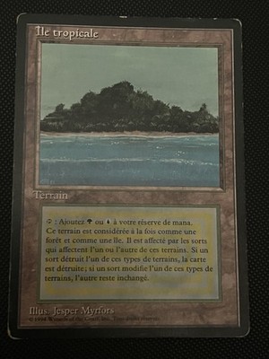 Tropical Island FBB French Revised MTG MP-HP Dual Land | eBay
