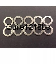 10PCS Mitsubishi Aluminum Oil Drain Plug Gasket MF660035 *FREE SHIP*