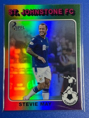 Topps SPFL Chrome 22/23 1975 St Johnstone Stevie May #75-7