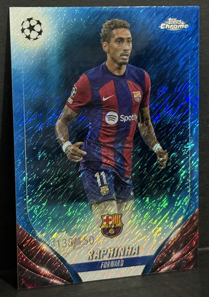 23-24 Topps RAPHINHA ハフィーニャ レリック 299シリ Topps Champions League 2023 2024 Sticker 139 Raphinha - FC