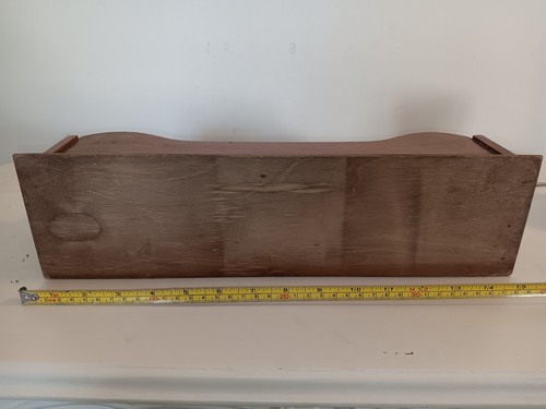 VINTAGE ART DECO OAK LETTER RACK / DOCUMENT TIDY LARGE A4+ SIZE PERFECT DESK TOP - Picture 7 of 7