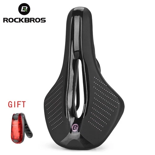 ROCKBROS Bike Saddle Racing Soft Bicycle Seat Saddle Shock Absorption Breathable