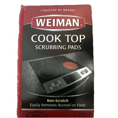 Weiman Cook Top Non-Scratch Scrubbing Pads 3 Pack Good Housekeeping