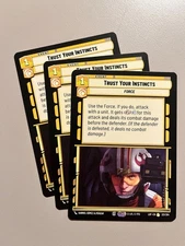 Star Wars Unlimited LOF 221 Trust Your Instincts x3 Play Set