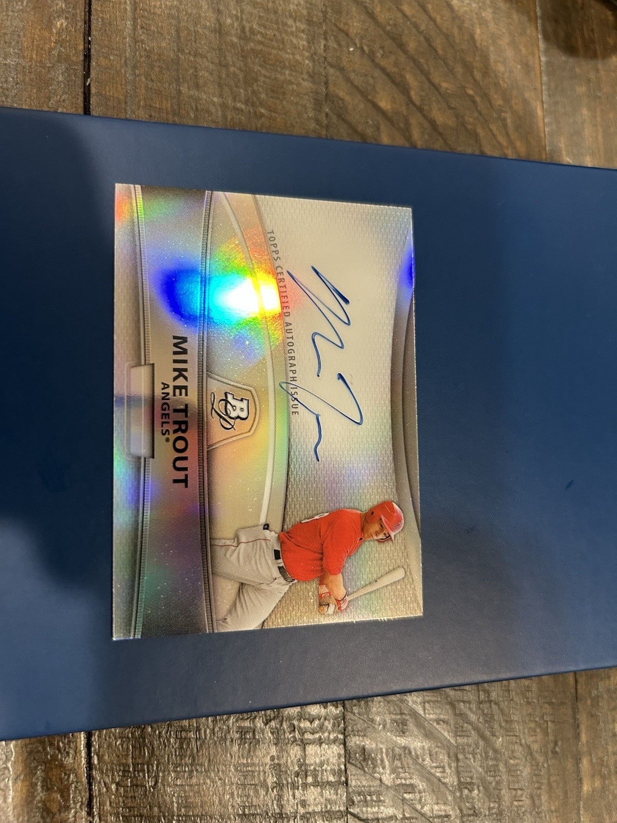 Mike Trout Rookie Auto 2010 Bowman Platinum Refractor
