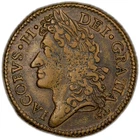 Ireland 1689 January James II Gun Money Shilling Coin SCBC 6581G 6.21g