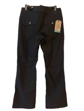 prAna Halle Pant II ReZion Black Women's Straight Adventure Pants Size 8 Short