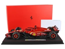 FERRARI SF-24 #16 LECLERC 2ND PLACE F1 AUSTRALIA GP (2024) 1/18 BBR BBR241816DIE