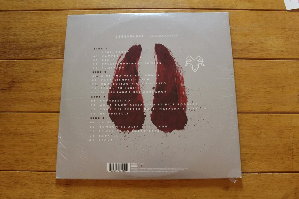 DADDY YANKEE - LEGENDADDY 2LP GOLD VINYL [NEW SEALED] **SMALL TEAR IN SHRINK** Foto 2 de 4