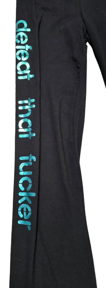 Брюки пижамные Boxercraft Conquer That Defeat That Swear Words (для взрослых маленькие большие) - Изображение 2 из 4