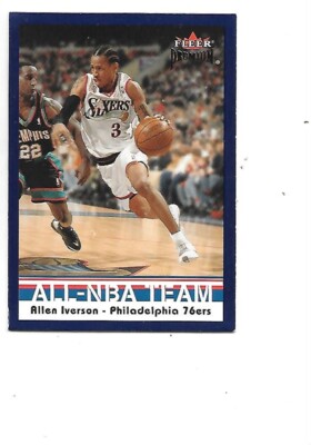 Fleer Premium 2002-03 All-NBA Team Basketball #10 Allen Iverson