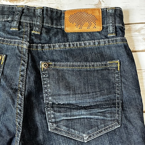 Buffalo David Bitton Jeans Boys Size 14 Dark Blue Wash Straight Denim Cotton 30" - Picture 8 of 9