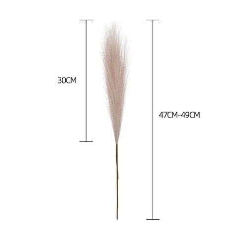 10pcs Artificial Reed Bouquet Fake Flowers for Boho Home Wedding Xmas Decoration - Picture 7 of 20